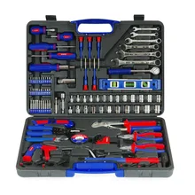 WORKPRO 139PC Home Repair Tools Set Screwdrivers Bits Set Pliers Sockets Spanner Wrench Saw Hammer Household Tool Kits