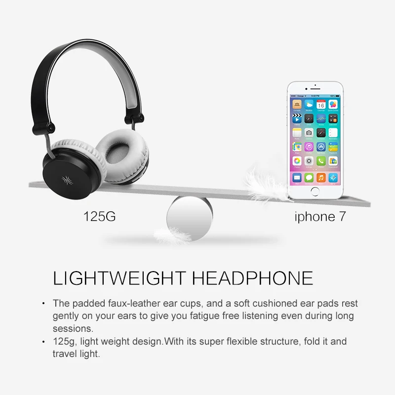 Wireless Headphone Computer with mic12