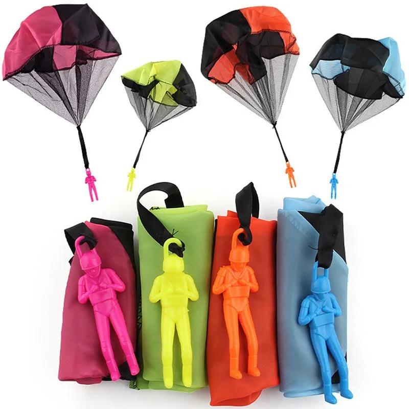 TOBEFU мини-солдат с парашютом, забавная игрушка для игры на открытом воздухе, парашют, детские игрушки, детские спортивные развивающие игрушки