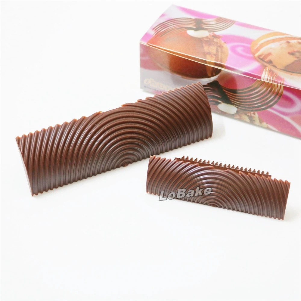 

(2pcs/set) 2 sizes Round wood root pastry brushes decoration brush round shape stamp mold for diy chocolate cake pastry tools