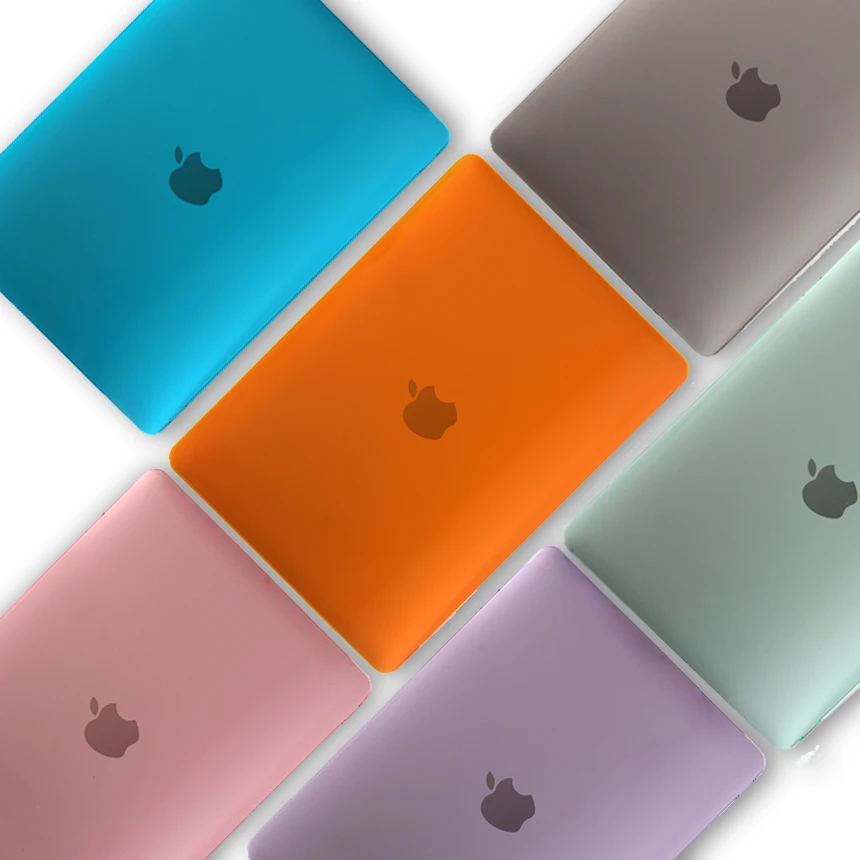 

Solid Coque For Macbook Air 13 Pro 13 2018 Laptop Case A1932 A1989 Clear Transparent PC for Macbook Air Pro Retina 11 12 15 Case