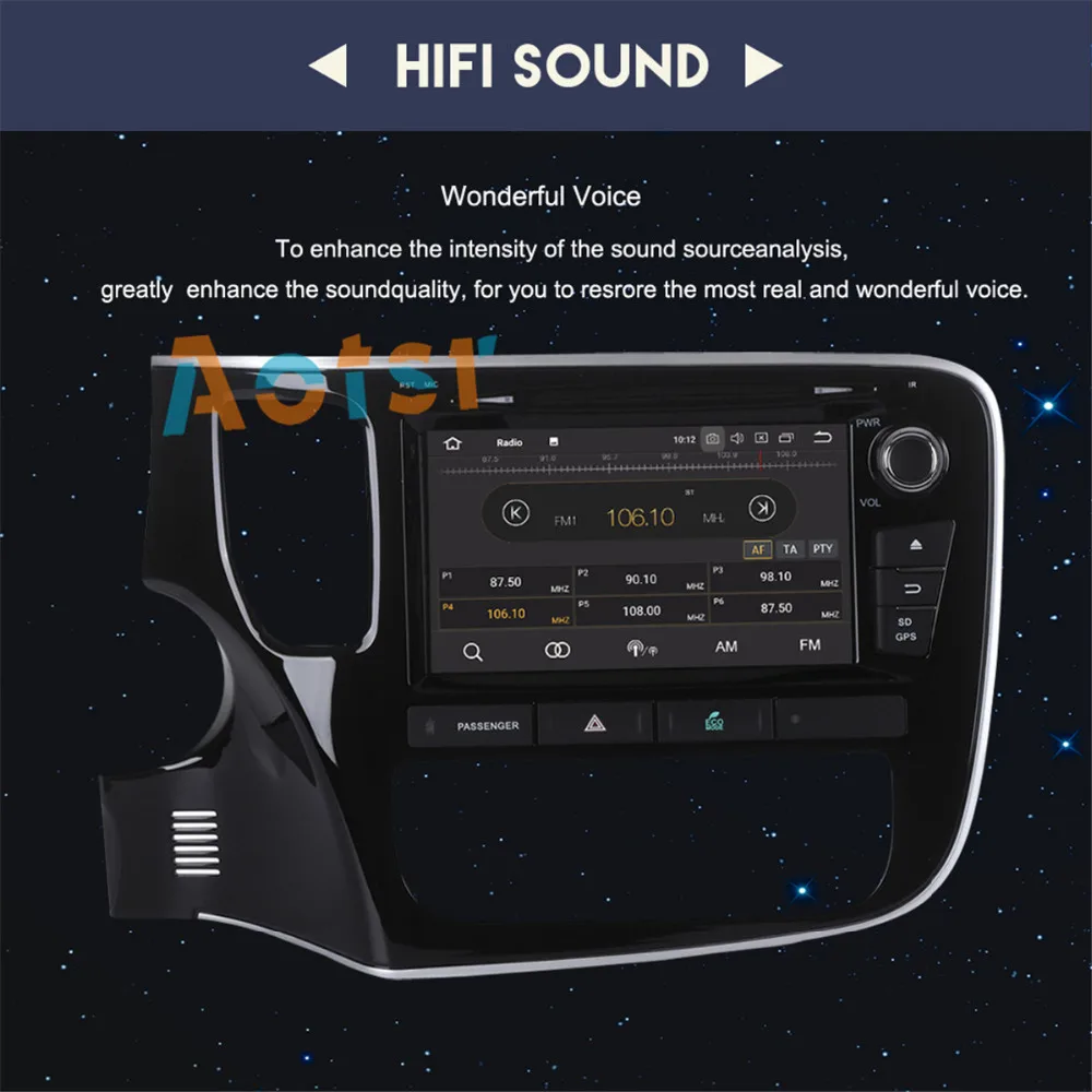 Excellent 8"Android 8.0 Octa Core Car GPS for Mitsubishi Outlander 2014-2017 DVD Player Stereo Auto Radio Head unit Multimedia Video 5