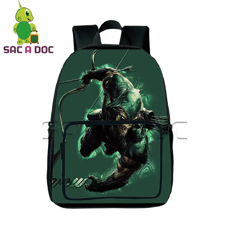 Buy Comics Hero Arrow Backpack for Teenagers Girls