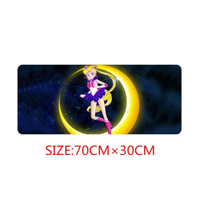 70x30 см, большой размер XL, сексуальный коврик для мыши, противоскользящий, Sailor Moon, аниме, коврик для мыши, игровой геймер, grande, коврик для мыши, на заказ - Цвет: 6