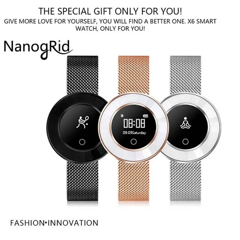 

Smart Band lady Heart Rate Pedometer IP68 Waterproof Smart Bracelet Blood Pressure Monitor Wristband Bluetooth Smart Watch Women