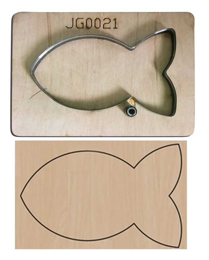 

Simply Fish Frame die cutting diy wood die cut Mold accessories for Leather,paper,felt, Steel Punch - leather crafts