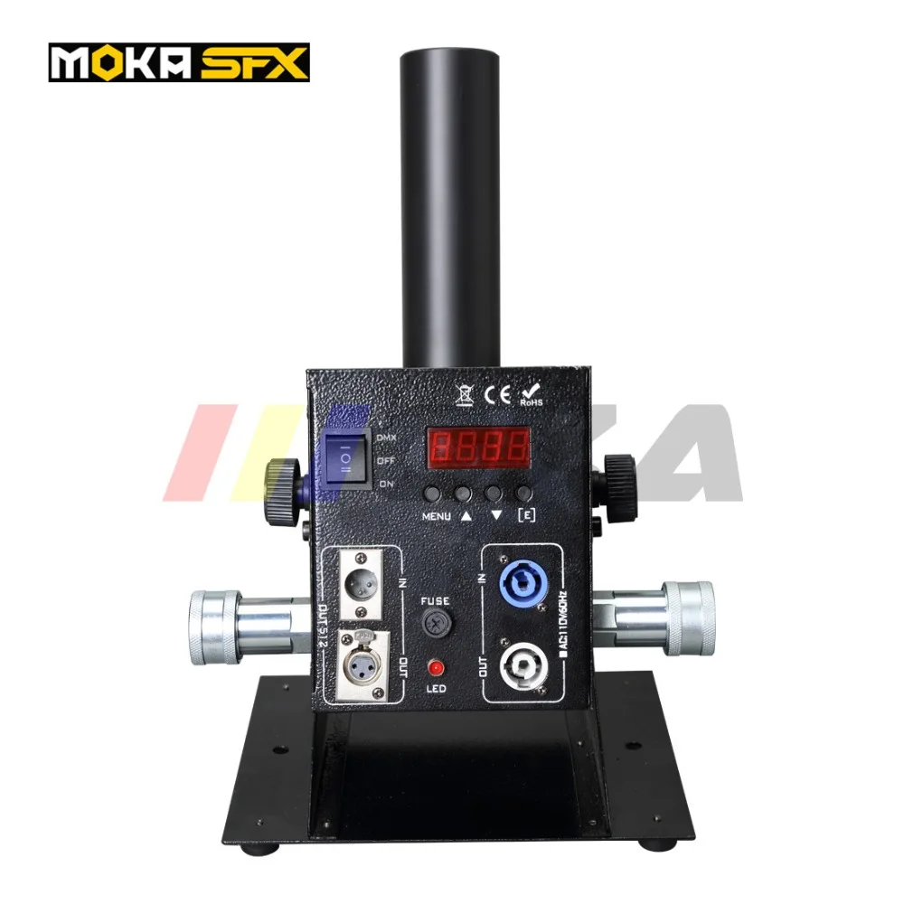 

Co2 Jet Blaster Machine Co2 Jet Machine 12pcs x3w RGB LED Machine Stage Effec for Disco Show Nightclub Stage Party Decoration
