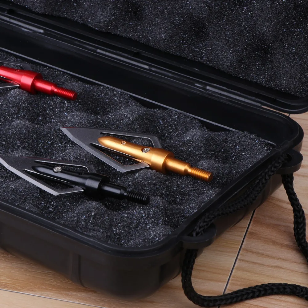 S/M/LStorage Box стрела выделенная Broadheads Стрельба Из Лука Защитный портативный чехол