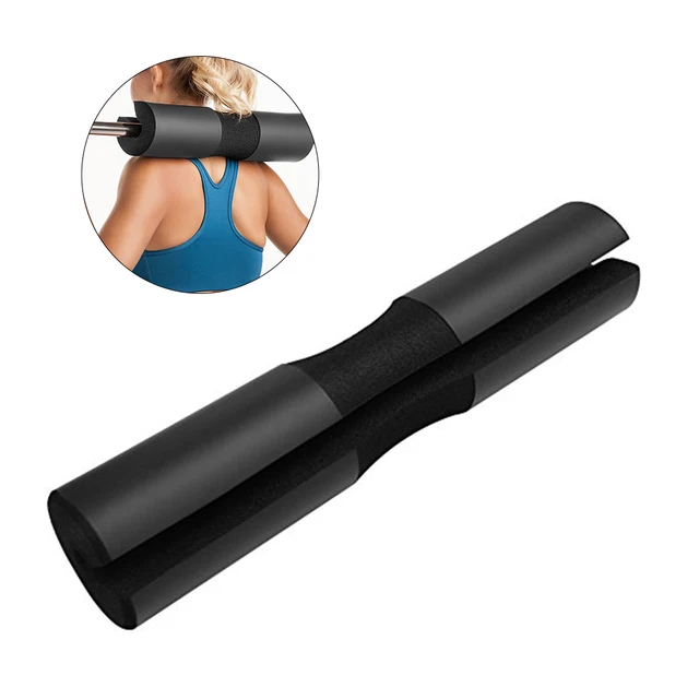 Barbell Squat Pad Neck Shoulder Protective Sponge Foam Bar For Barbell Squat Pad Neck Shoulder Protective Sponge Foam Bar For Weight Lifting Black