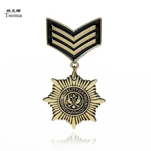 Tocona Готическая бронзовая военная медаль броши булавки для мужчин военные булавки и значки аксессуары для костюма 3705