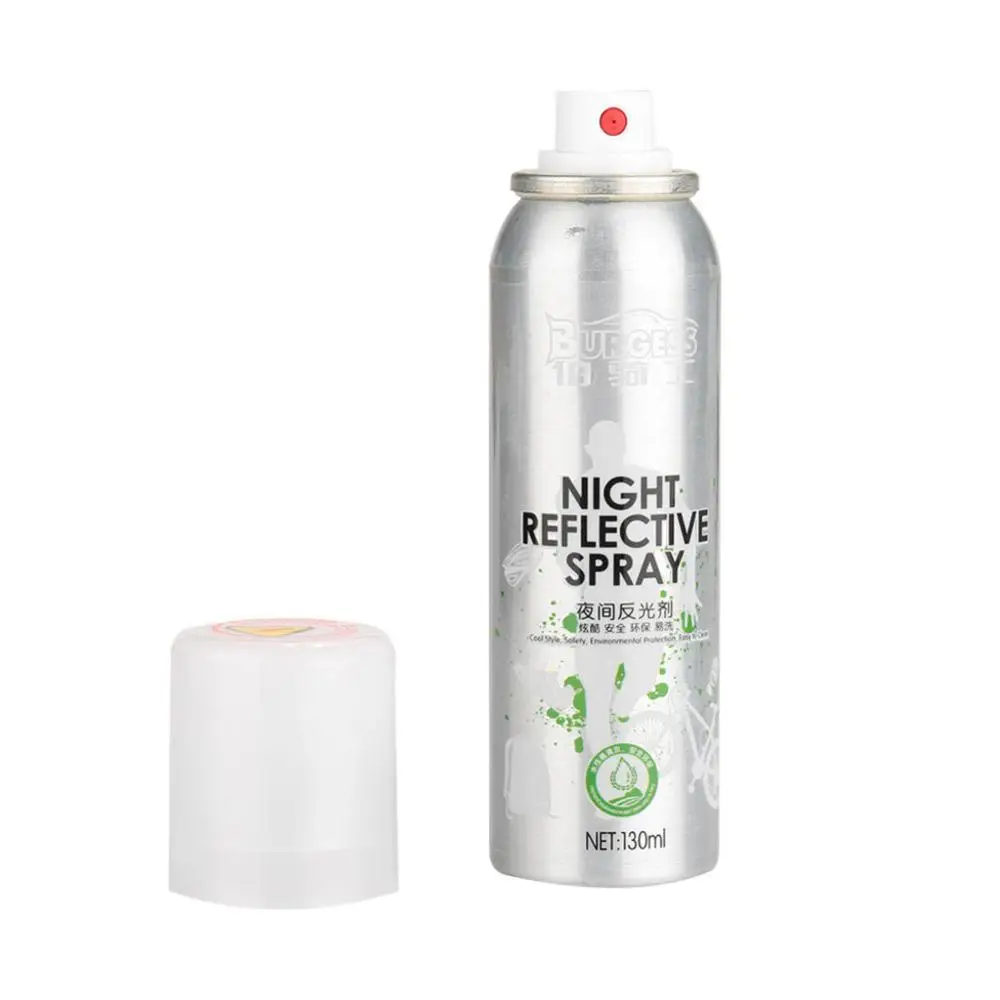 Night Reflective Spray Paint Reflecting Safety Mark Anti Accident Riding Bike Night Spray Environmental safety harmless#4J10 - Цвет: Silver