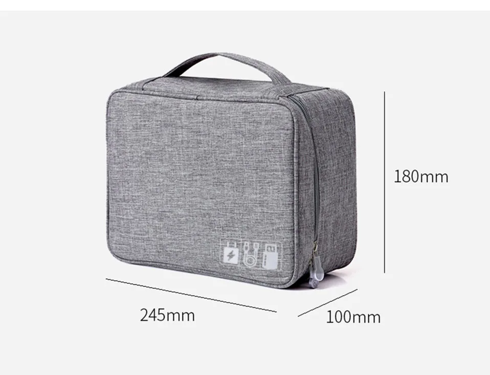 Travel Organizador Portable Digital Accessories Gadget Devices Organizer USB Cable Charger Tote Case Storage Bag Hot Sale        (2)