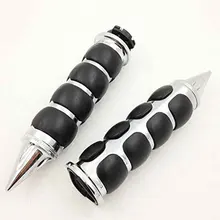 Шип хромированный " резиновая обмотка руля для дорожного King CVO весенний роскошный мотоцикл