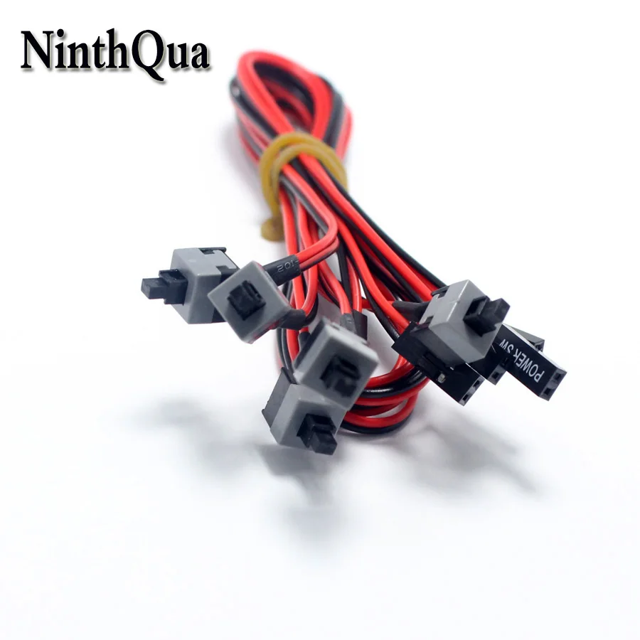 5pcs 58cm Motherboard Power Power Push Button Switch Cable Adapter Cord