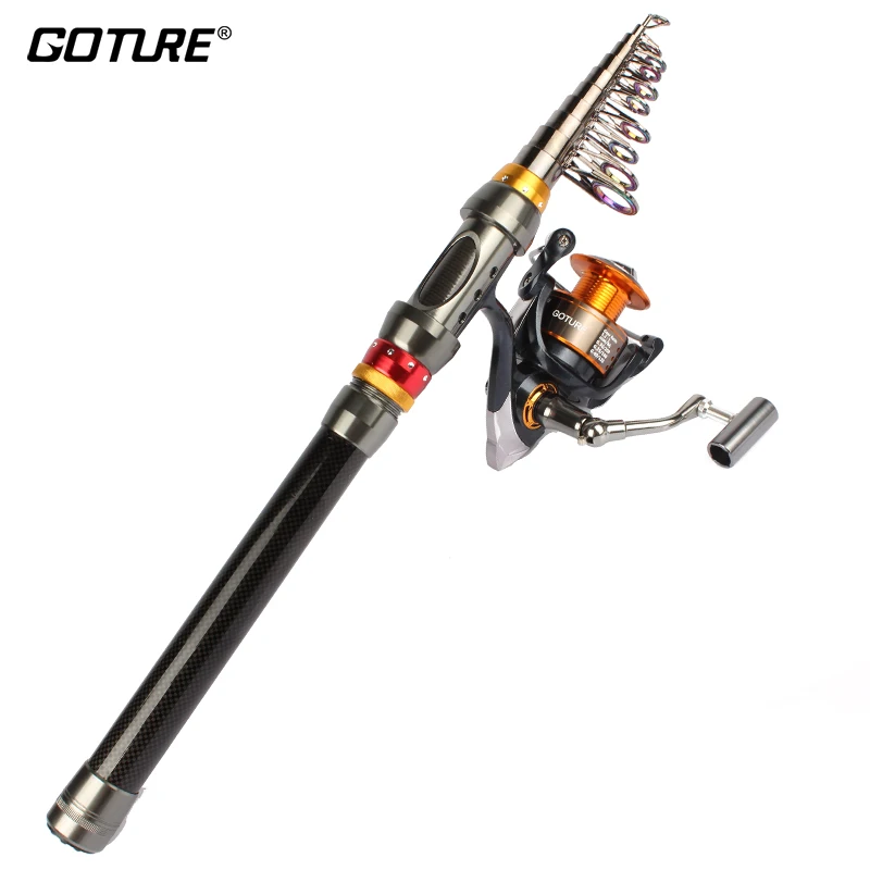 

Goture Telescopic Fishing Rod Combo 2.7M/3.0M/3.6M Spinning Sea Rod Pole With Spinning Fishing Reel 4000 11BB Reel Rod Combo