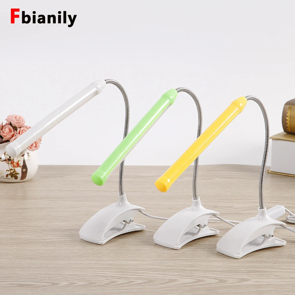  USB Led Desk Lamp With Clip Flexible Table Lamp For Bedside Book Reading Study Office Work Children - 33046319100