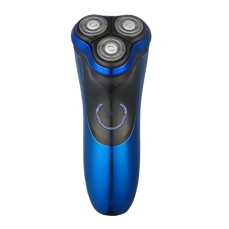 Blue Ufree U-122, Мужская бритва для электробритва, 3D плавающие головки, беспроводное использование, мужской станок для бритья, Водонепроницаемая бритва для бороды, 100-240 В - Цвет: Blue
