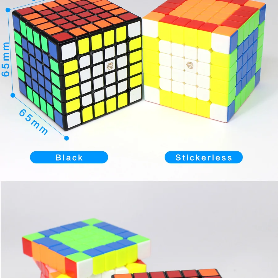 Qiyi Mofangge Магнитный куб тень 6x6 Cubo Magico 6x6x6 ShadowM speed Professional Puzzle обычный Магнитный 6x6 Magic Cube