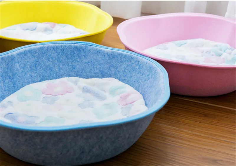 Кошка Круглый кровать, пригодная для стирки Sleep Rest обнимашка Крытый уютный горшок Lounge Sleeper с коврики