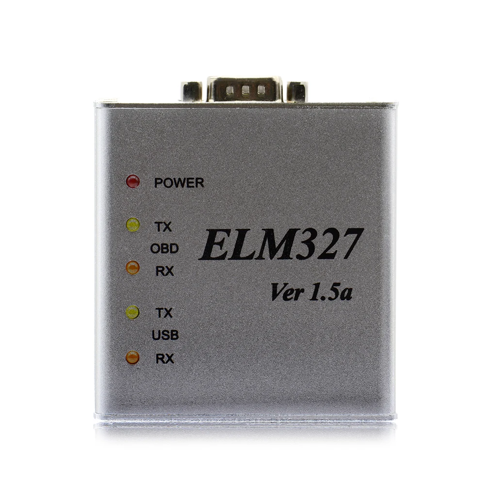 ELM327 USB металлический алюминиевый ELM 327 металлический чехол Elm 327 USB V1.5/V1.5a Поддержка всех OBD2 OBDII протоколов автомобильный диагностический сканер