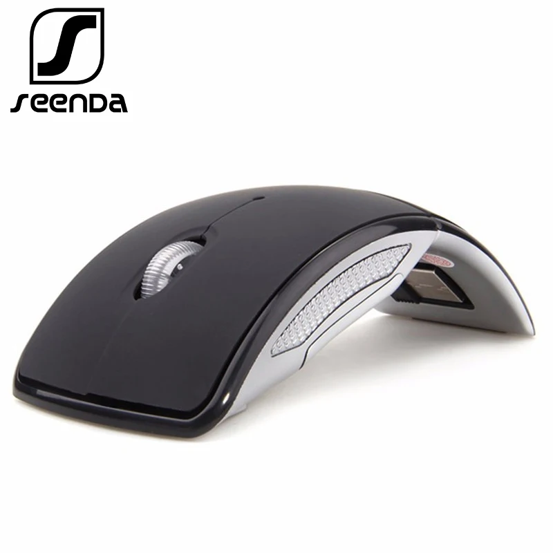 

SeenDa 2.4G Wireless Mouse Foldable Mouse for Computer Notebook Portable Optical Mouse Mini Mice for Windows Laptop PC Desktop