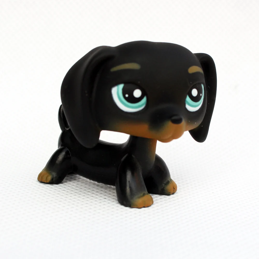 Pet Collection LPS DACHSHUND 325 Cute Little Black Sausage Dogin