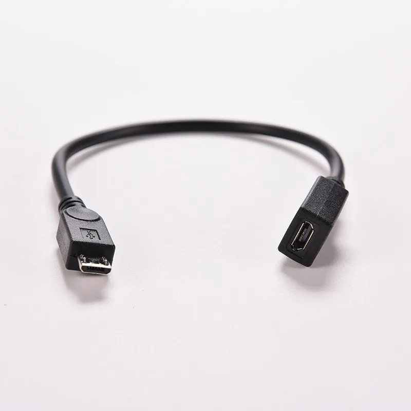 Micro USB мужчина к Micro USB Женский M/F адаптер Micro USB мужчина к женскому кабель-удлинитель для зарядки данных для MP3 сотового телефона 1 шт