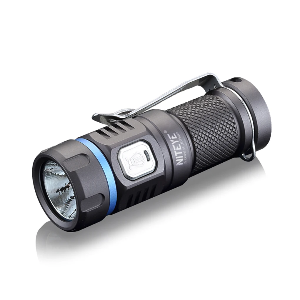 NITEYE E20R Tactical Flashlight 990LM Lumens 195m Beam 2 Meters Waterproof Torch for Outdoor Searching Hiking Hunting