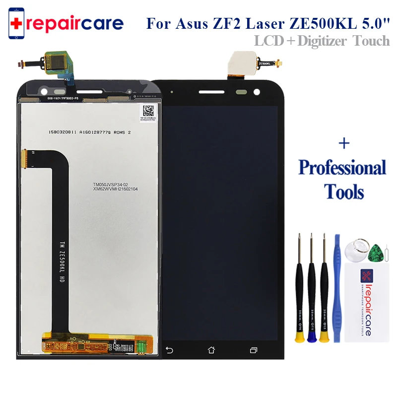 5.0 \"lcd original para asus zenfone 2 laser ze500kl display lcd tela de ...