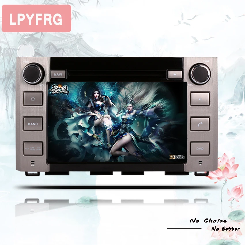8 дюймовый 2 Din HD Восьмиядерный android 10 0 автомобильный DVD GPS для Toyota Tundra Sequoia 2014 2018