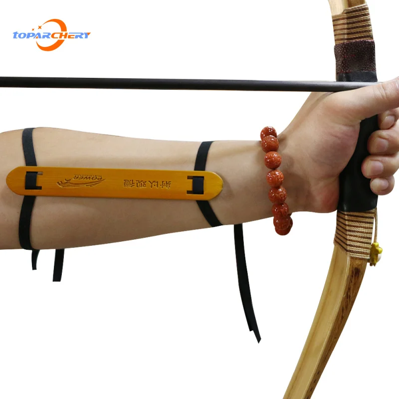 Adjustable Archery 1 pair Arm Guard Safety Bamboo Protection for