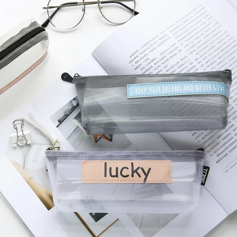 

pencil case, Cute Penciles Pouch Transparent Pencil Bag Korean Bag Schools & Offices 200*80*35mm