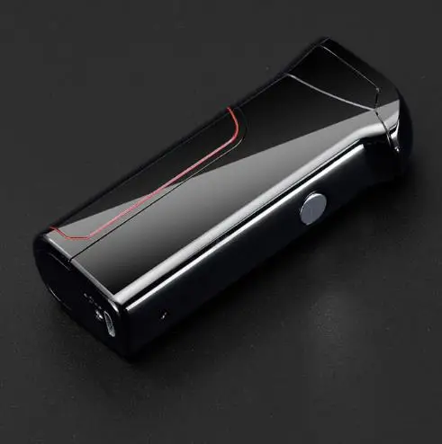 

Novelty Pulsed Arc Electronic Cigarette Lighter can PUT Battery Lighter Thunder Metal Flameless Lighter 2 Method Cigar Lighter