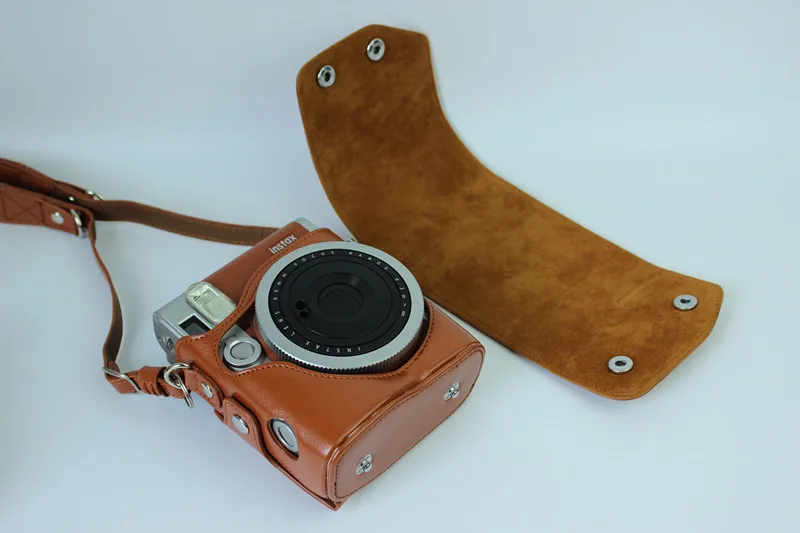 Винтаж кожа Камера сумка-чехол для Fuji Fujifilm Instax mini90 Мини 90