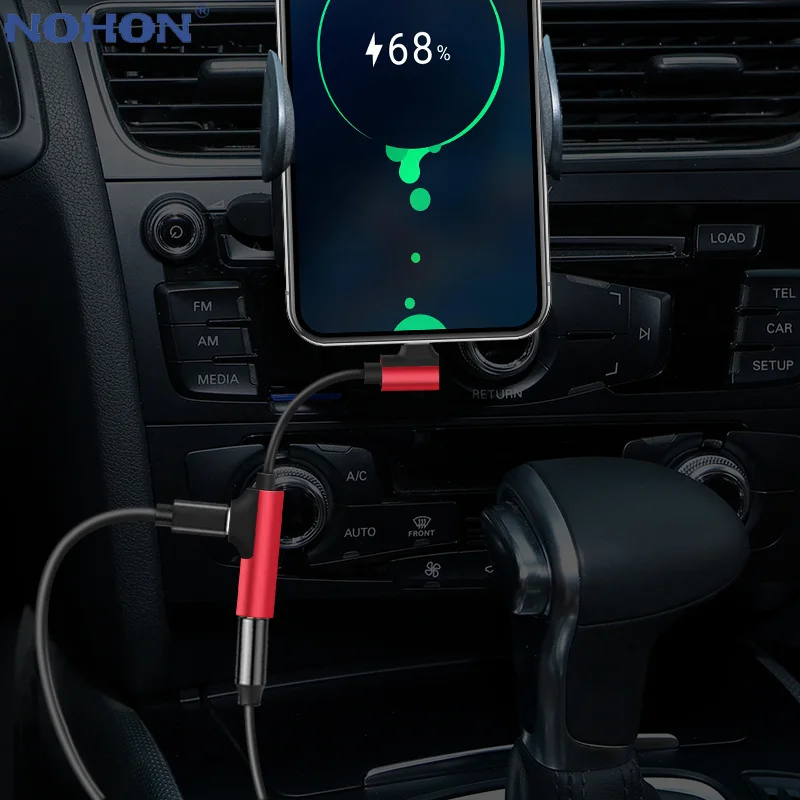 2 в 1 кабель Переходник USB C на 3 5 шлейф разъема наушников Тип Кабель адаптер для S8 S9