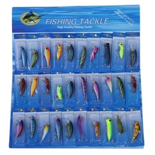 30 Pcs Metal Fishing Lure Salmon Baits Bass Trout Fish Hooks