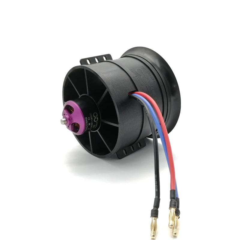 Powerfun 90 мм EDF 6S 8S 1100/1450kv импеллер W/двигатель+ 12 пропеллер двигателя комплект Fr FPV RC модель канал самолета D3541 мотор - Цвет: 8S 1100KV(With motor