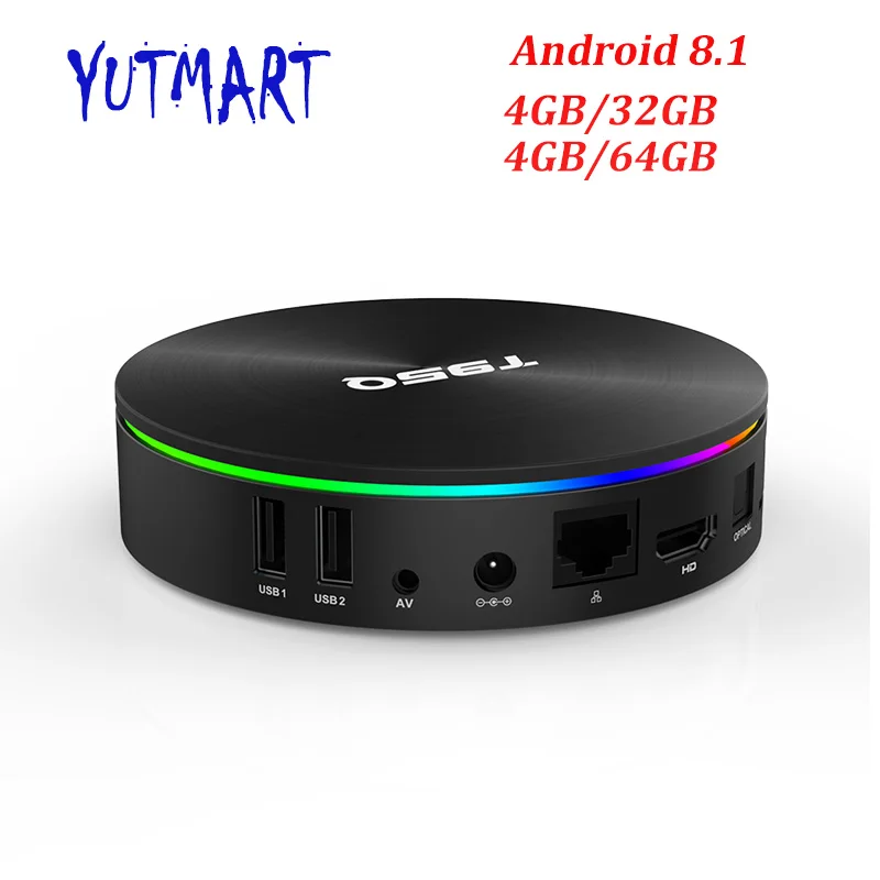 

Newest 4GB 64GB Android 8.1 TV Box T95Q Amlogic S905X2 Quad Core 4G/32G Smart 4K Set Top Box 2.4G/5G Dual WIFI Bluetooth