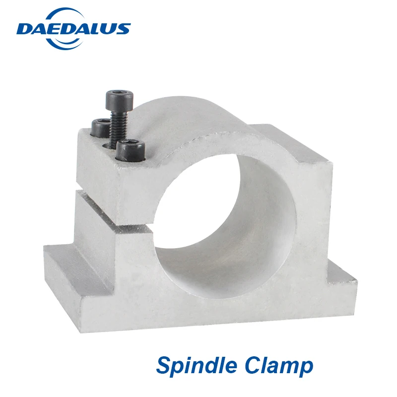 

CNC new 65mm spindle clamp holder cast 80MM spindle clamp aluminum bracket seat clamp motor for spindle motor