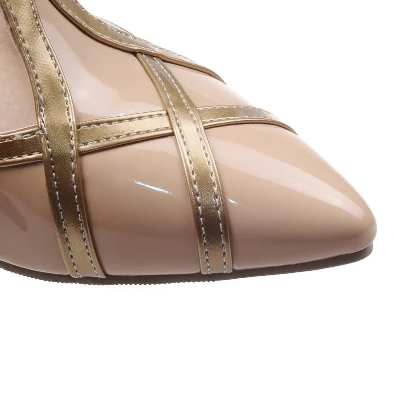 ASUMER большие размеры 34–46 новинка модные женские туфли-лодочки стилеты на высоком каблуке с ремешком разноцветная элегантная обувь с острым носком для вечеринки на свадьбу