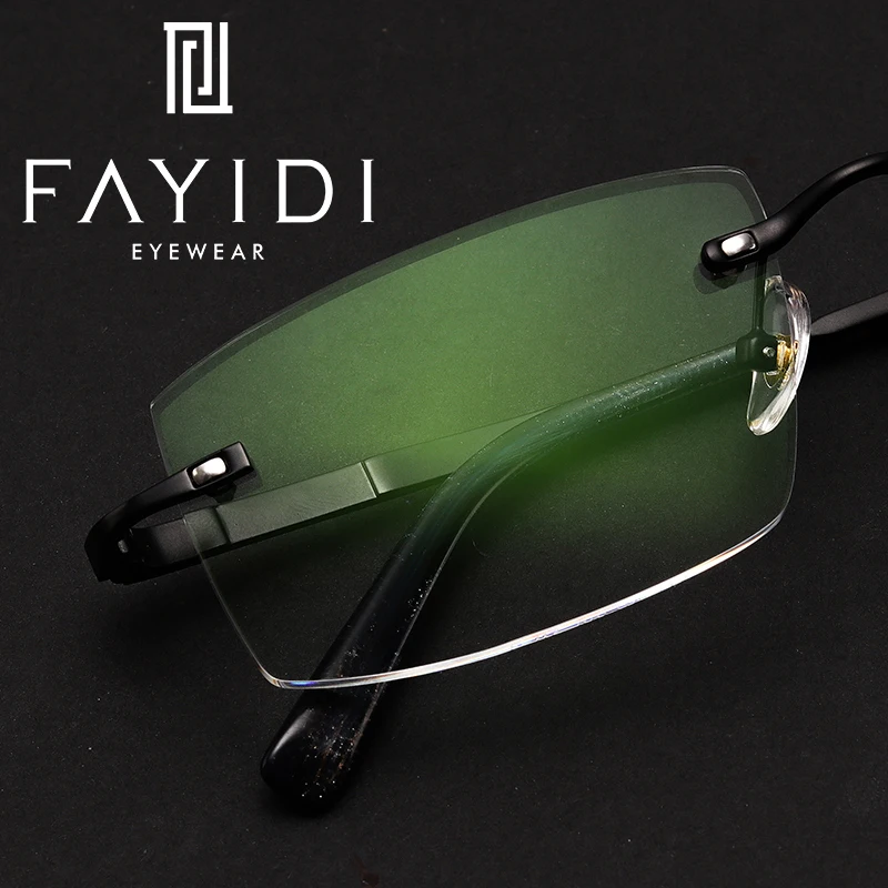 Alloy Eyeglasse Men Optical Transparent Prescription Lens Brand