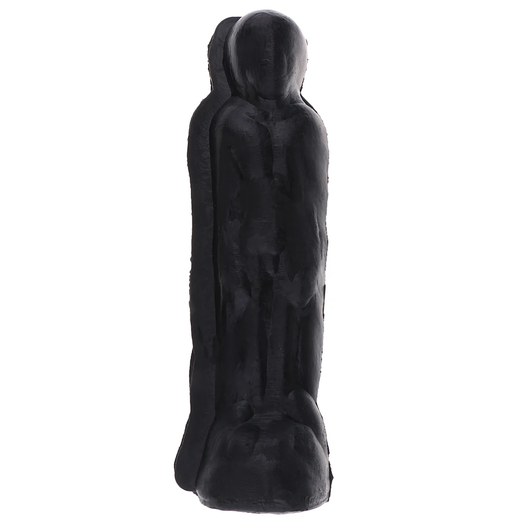 Men Women Shape Candle Making Mould Soap Mold Accessories for Handcraft Ornaments Home Candle Making DIY Crafts 200mm Black