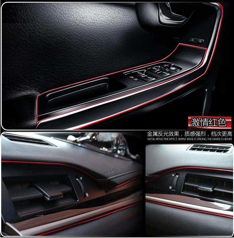 

Car Interior Decoration Moulding 5M For nissan x-trail audi a5 kia soul lada vesta peugeot 3008 dacia duster Volvo Accessories