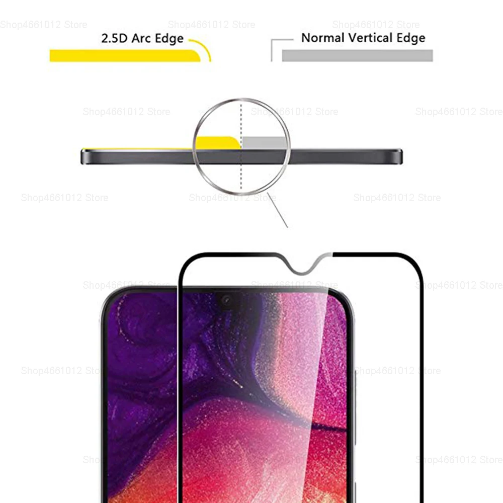 Защитная пленка для Samsung Galaxy A50 закаленное стекло A 50 защитное с полным покрытием