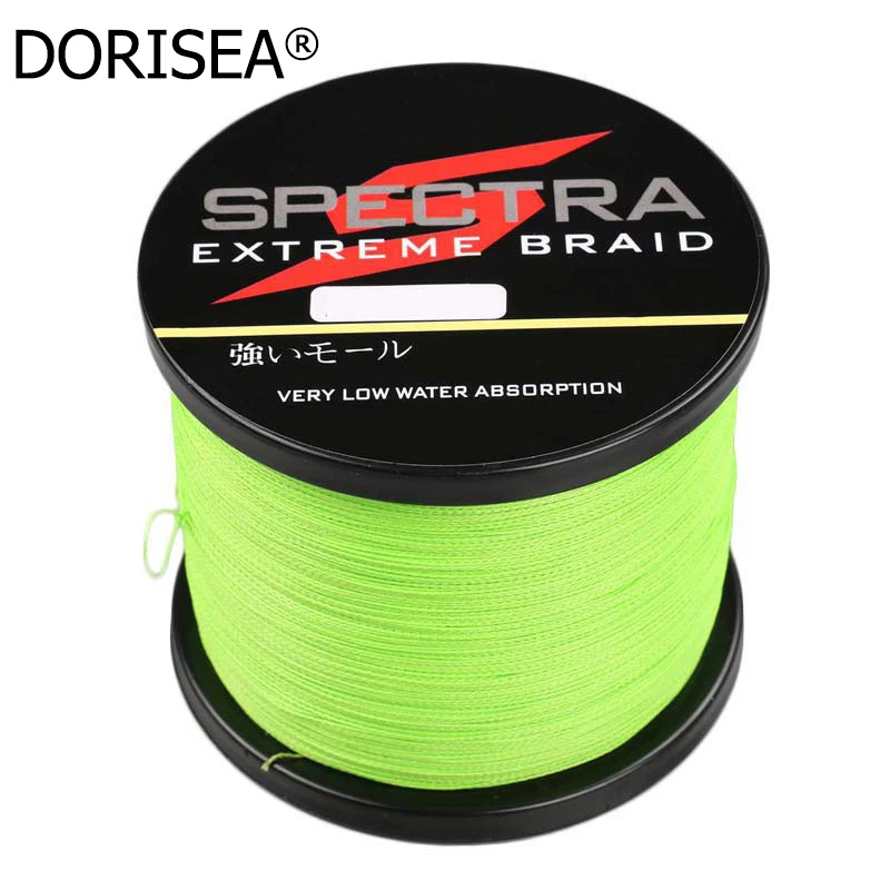 1000M 4 Strands PE Braided Extreme Super Strong Testing Spectra Sea Fishing Line 