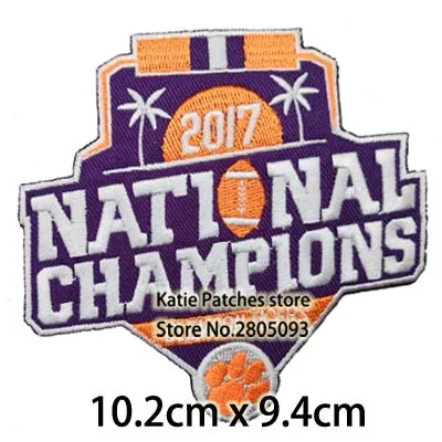 2017 логотип национального чемпиона железа на патч спорт Ever значок ткани куртка
