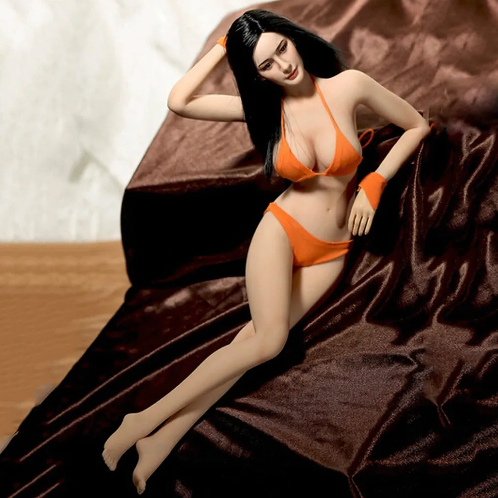 

1/6 Action Figure Doll PLLB2014-S07 Large Bust Super Flexible Female Seamless Body for 12" PH Dolls Collections
