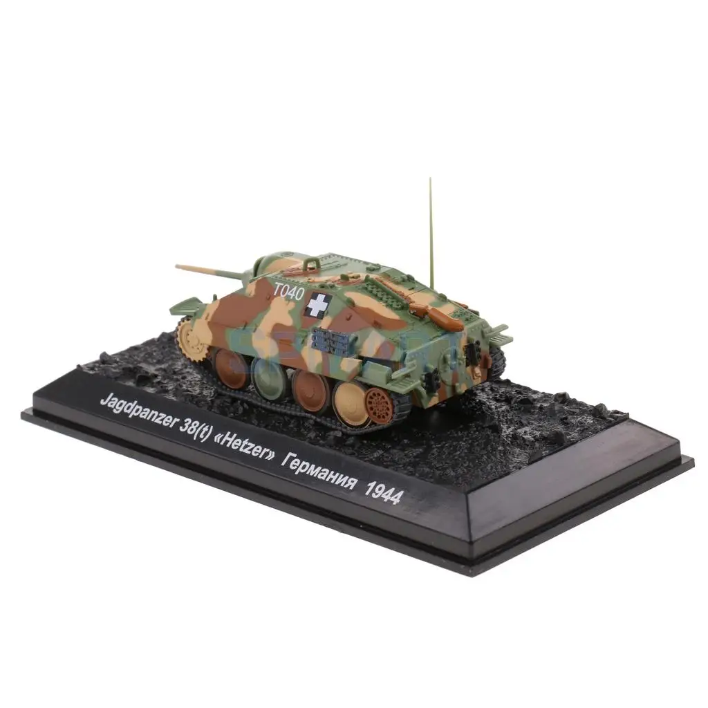 

1:72 Scale Diecast Jagdpanzer 38(t) Hetzer Tank WWII Military Vehicle Model Toy Collectibles