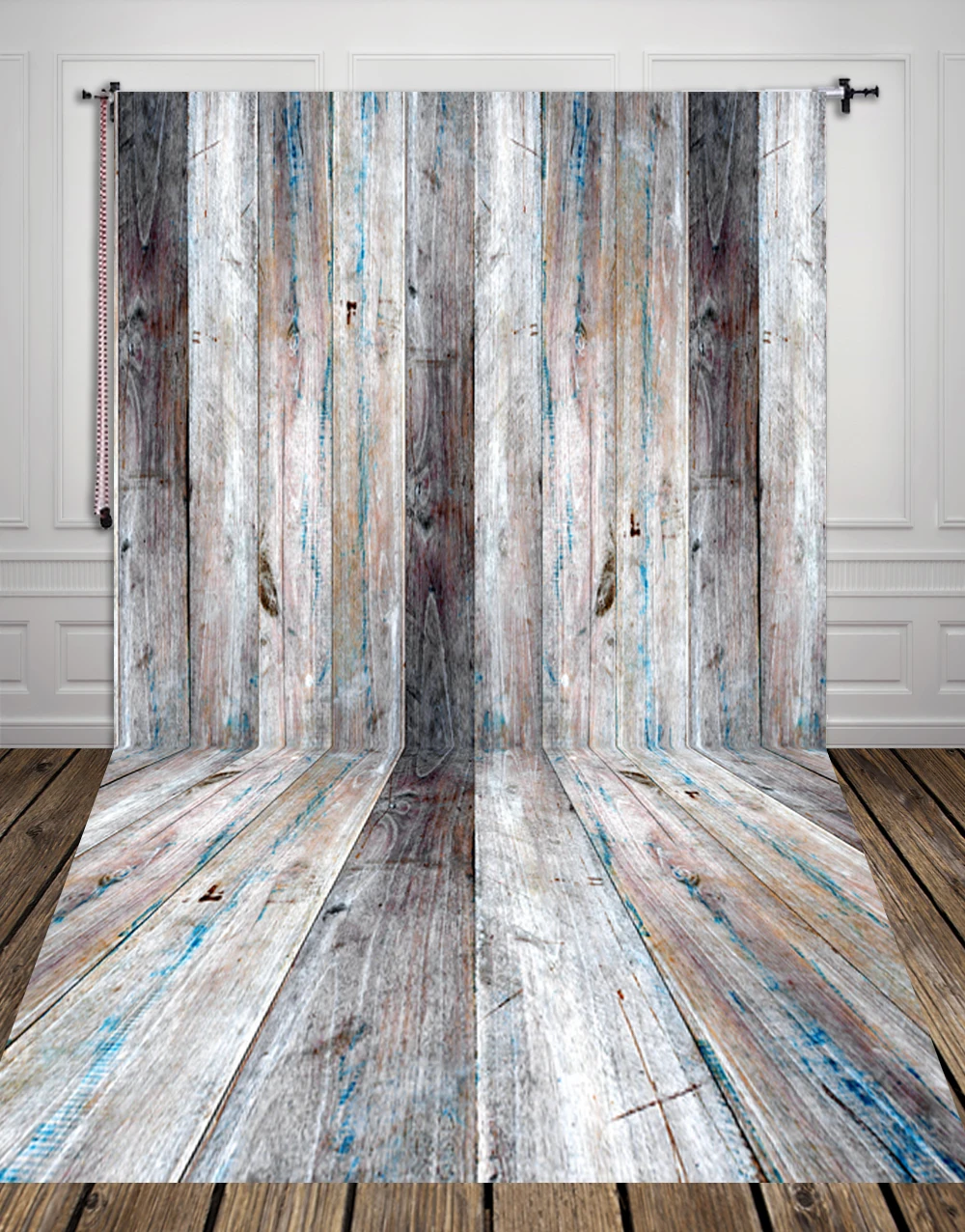 Buy HUAYI Vintage Brown Wood Floor Backdrop Wood Planks Art Fabric Newborn