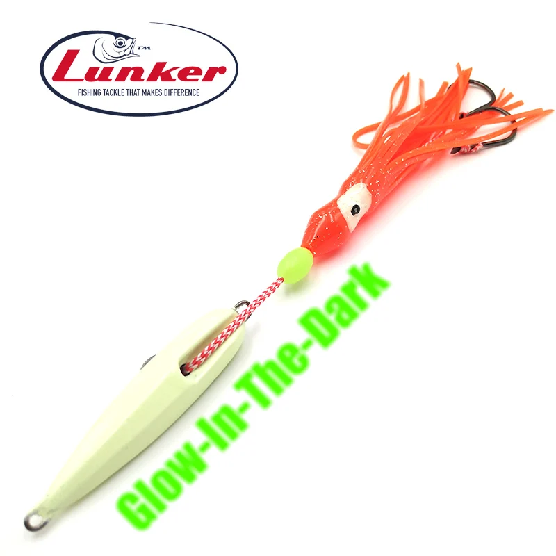 Lunker Inchiku 40 г металлическая джиг голова осьминог юбка Япония kingfish snapper grouper медленная джиг соленой воды рыболовная приманка